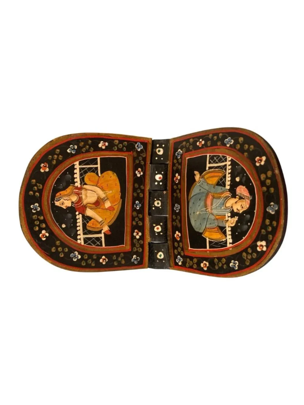 Hand Painted Vintage Mughal Book Or Bible Stand